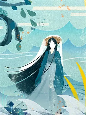 格桑花花海人物拍摄