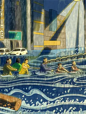 浴火重生的凤凰简笔画